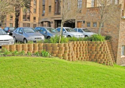 Industrial Retaining Wall